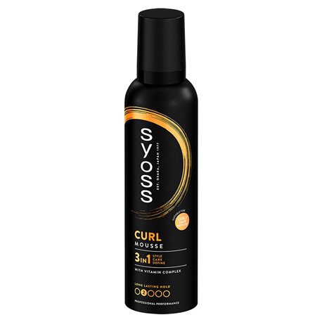 Syoss Curl Control Pianka do włosów kręconych zapobiegająca puszeniu mocna 250 ml