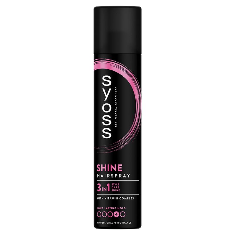 Syoss Shine & Hold Lakier do włosów 300 ml Syoss Shine & Hold Lakier do włosów 300 ml