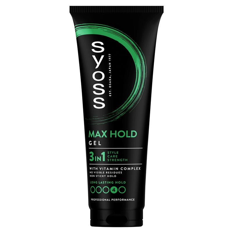 Syoss Max Hold Żel do włosów 250 ml Syoss Max Hold Żel do włosów 250 ml