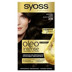 Syoss Oleo Intense Farba do włosów Brązowa Czerń 2-10
