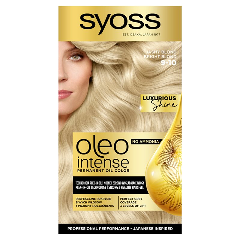 Syoss Oleo Intense Farba do włosów Jasny Blond 9-10