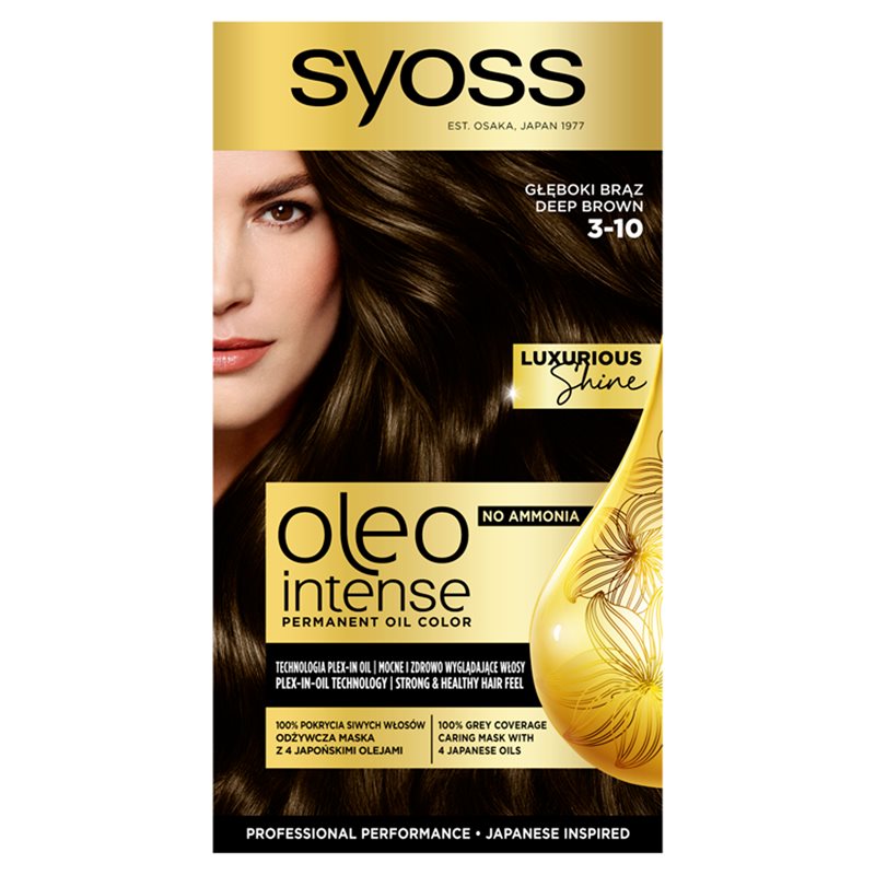 Syoss Oleo Intense Farba do włosów Głęboki Brąz 3-10