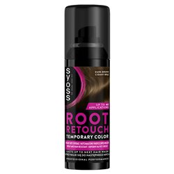 Syoss Root Retoucher Ciemny Brąz zmywalny spray maskujący odrosty 120ml