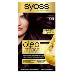 Syoss Oleo Intense Farba do włosów trwale koloryzująca z olejkami bez amoniaku bogata śliwka 3-33