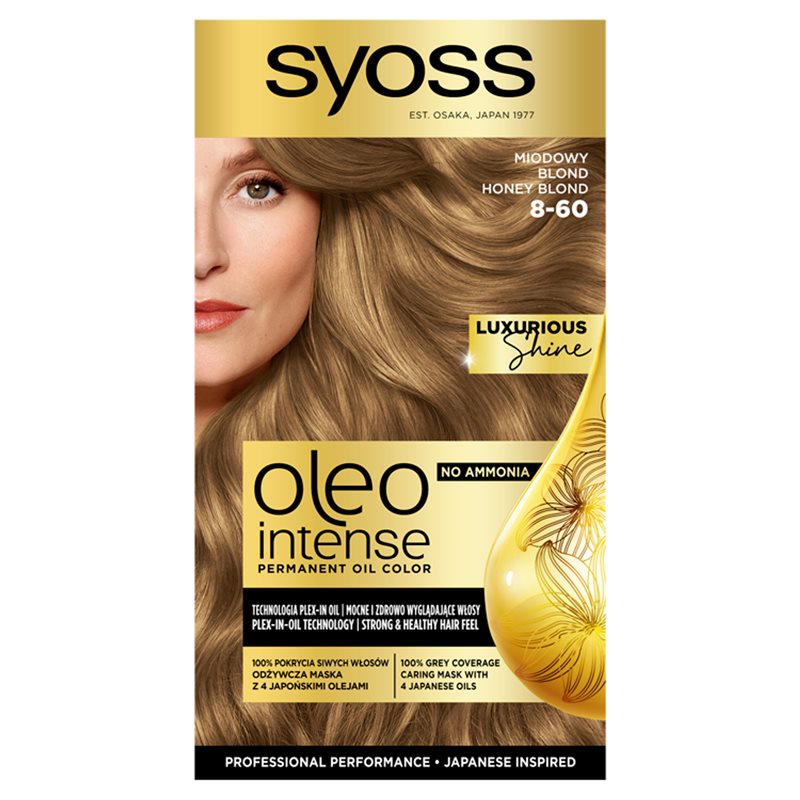 Syoss Oleo Intense Farba do włosów Miodowy Blond 8-60