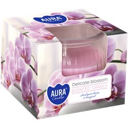 Bispol świeca zapachowa w szkle SN69-421 Delikatne kwiaty