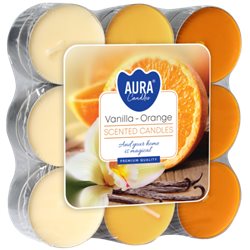 Bispol podgrzewacze zapachowe wanilia pomarańcza 18 sztuk