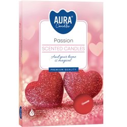 Bispol podgrzewacz tealight zapachowy 6 sztuk p15-380 Passion