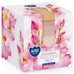 Bispol świeca zapachowa SNK80md-376 Kwiat Lotosu