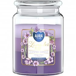 Bispol świeca zapachowa w szkle SND99T-385 Lawendowe ukojenie