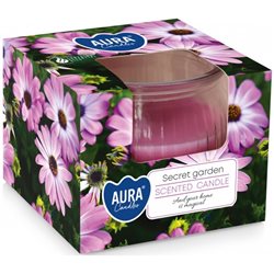 Bispol świeca zapachowa w szkle SN69-365 Tajemniczy Ogród