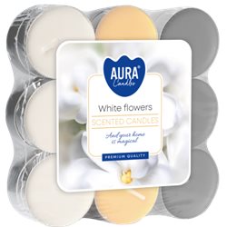 Bispol podgrzewacze zapachowe p15-38 Białe Kwiaty 18szt