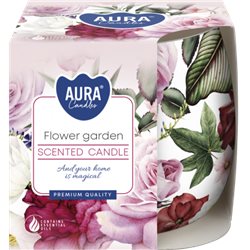 Bispol świeca zapachowa w szkleSN71S-57 KWIATOWY OGRÓD