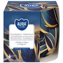 Bispol świeca zapachowa w szkle SN71s-60 Eukaliptus - Paczula