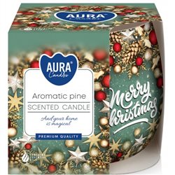 Bispol świeca zapachowa w szkle SN71s-63 Pachnąca Sosna