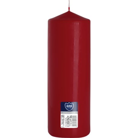 Bispol świeca walec sw80/250-036 burgund