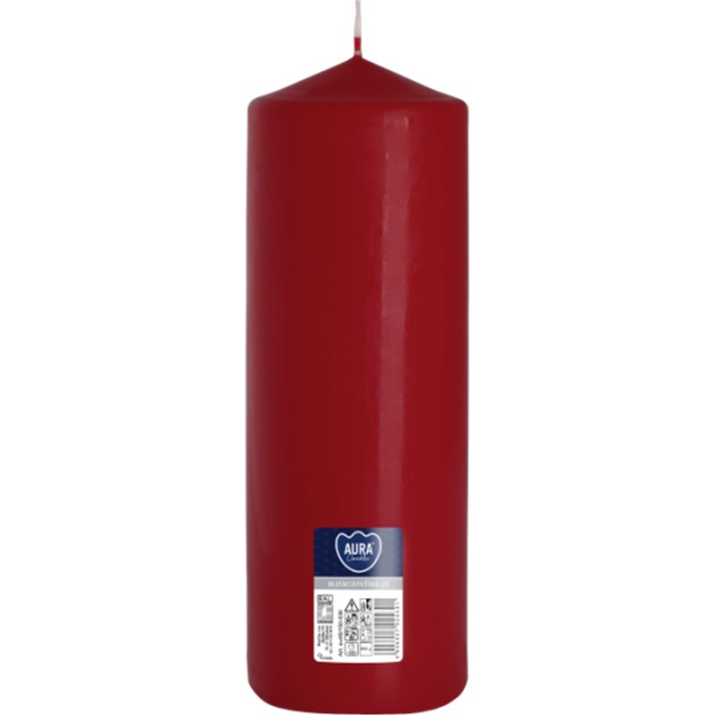 Bispol świeca walec sw80/250-036 burgund