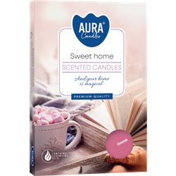 Bispol podgrzewacze zapachowe tealight 6 sztuk P15-337 SWEET HOME