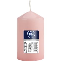 Bispol świeca walec Jasny Róż SW60/100-038