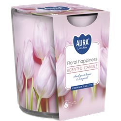 Bispol świeca zapachowa w szkle SN72s-41 Kwiatowa Radość