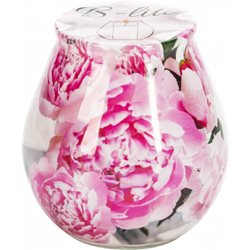 Bispol świeca zapachowa w szkle B-lite Piwonie S72S-01