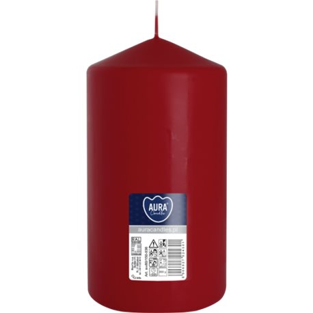 Bispol świeca walec sw80/150-036 burgund