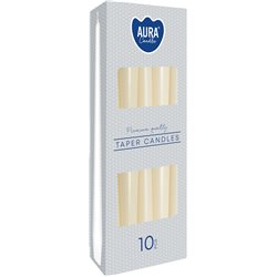 Bispol świeca stożkowa s30-011 ecru 10szt