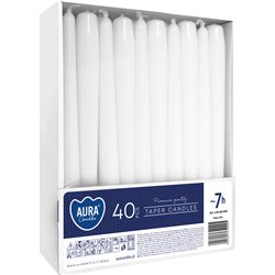 Bispol świece stożkowe białe S30 090 40szt