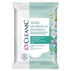 Cleanic chusteczki do demakijażu cera normalna i mieszana 10szt