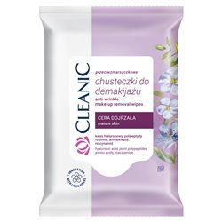 Cleanic chusteczki do demakijażu cera dojrzała 10szt