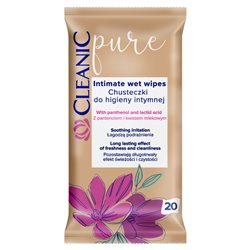 Cleanic Chusteczki do higeny intymnej Pure 20szt