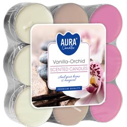 Bispol podgrzewacze zapachowe Wanilia Orchidea P15-184 18szt