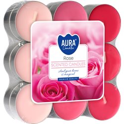 Bispol podgrzewacze zapachowe tealight 18 SZT RÓŻA P15-78