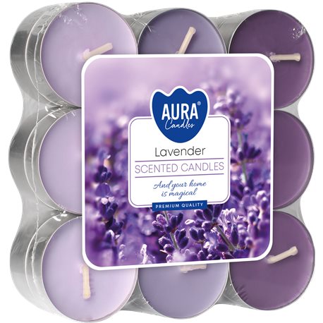 Bispol podgrzewacze zapachowe tealight 18 SZT LAWENDA P15-79 Bispol podgrzewacze zapachowe tealight 18 SZT LAWENDA P15-79