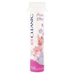 Cleanic Pure Effect Płatki kosmetyczne okrągłe 120 sztuk