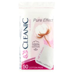 Cleanic Pure Effect Soft Touch Płatki kosmetyczne 50 sztuk