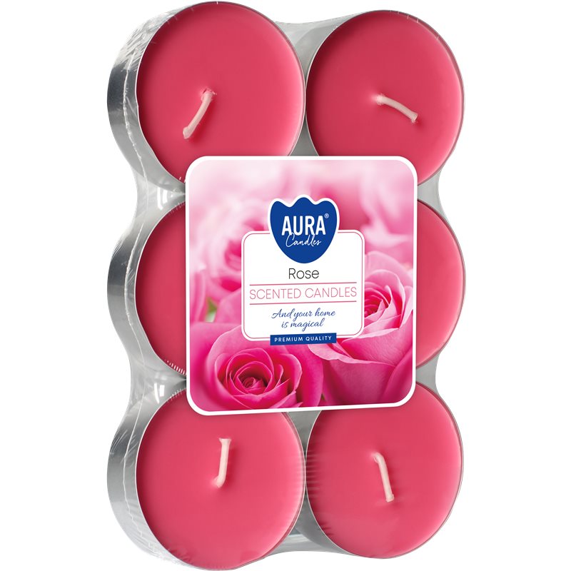 Bispol podgrzewacz tealight zapachowy maxi 6 sztuk p35-78 Róża Bispol podgrzewacz tealight zapachowy maxi 6 sztuk p35-78 Róża
