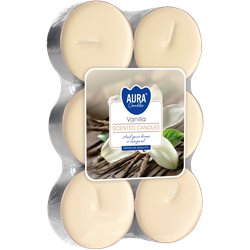 Bispol podgrzewacz tealight zapachowy maxi 6 sztuk p35-67 Wanillia