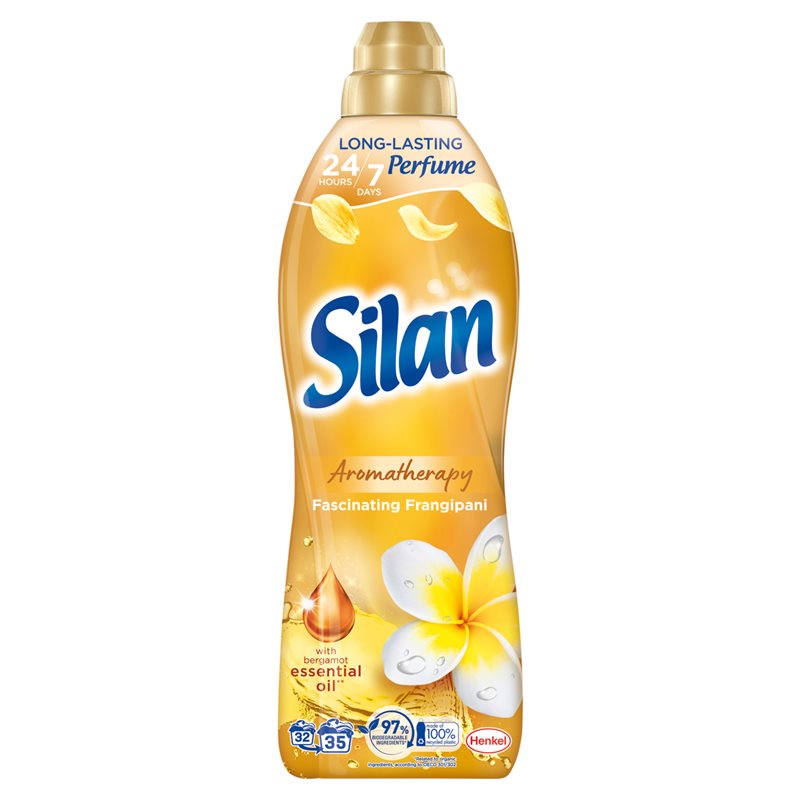 Silan Aromatherapy Fascinating Frangipani Płyn do płukania tkanin 770 ml (35 prań) Silan Aromatherapy Fascinating Frangipani Płyn do płukania tkanin 770 ml (35 prań)