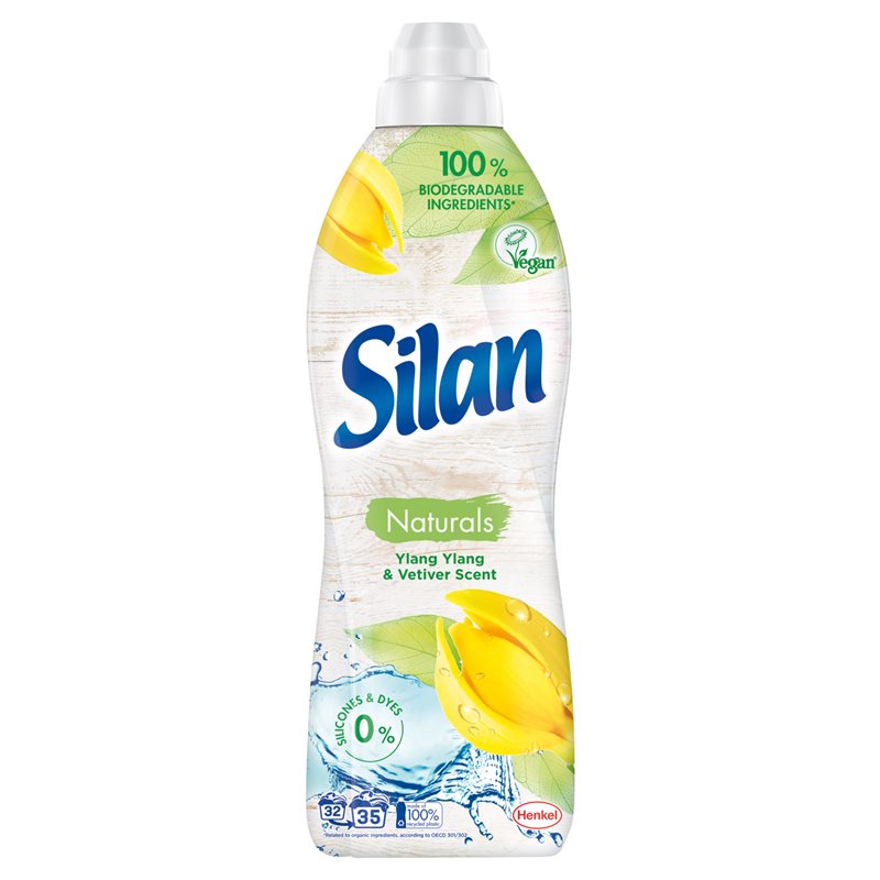 Silan Naturals Ylang Ylang & Vetiver Scent Płyn do płukania tkanin 770 ml (35 prań) Silan Naturals Ylang Ylang & Vetiver Scent Płyn do płukania tkanin 770 ml (35 prań)