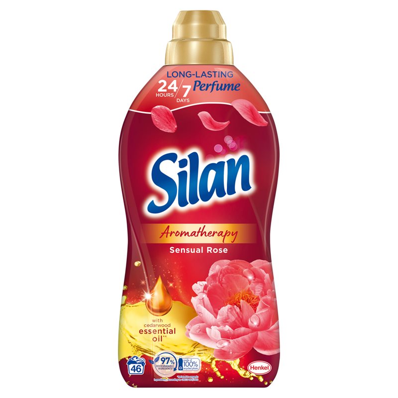 Silan Aromatherapy Sensual Rose Płyn do płukania tkanin 1012 ml (46 prań)