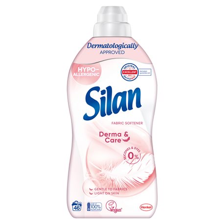 Silan Derma & Care Płyn do płukania tkanin 1012 ml (46 prań)