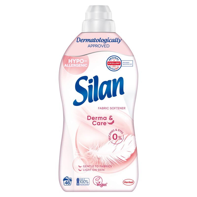 Silan Derma & Care Płyn do płukania tkanin 1012 ml (46 prań) Silan Derma & Care Płyn do płukania tkanin 1012 ml (46 prań)