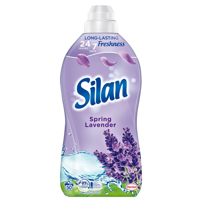 Silan Spring Lavender Płyn do płukania tkanin 1100 ml (50 prań) Silan Spring Lavender Płyn do płukania tkanin 1100 ml (50 prań)