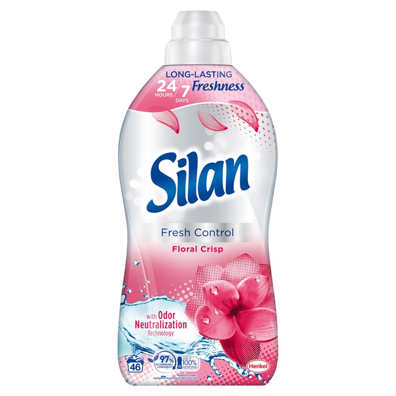 Silan Fresh Control Floral Crisp Płyn do płukania tkanin 1012 ml (46 prań) Silan Fresh Control Floral Crisp Płyn do płukania tkanin 1012 ml (46 prań)