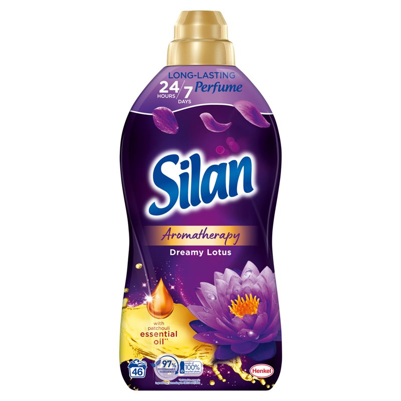 Silan Aromatherapy Dreamy Lotus Płyn do płukania tkanin 1012 ml (46 prań) Silan Aromatherapy Dreamy Lotus Płyn do płukania tkanin 1012 ml (46 prań)