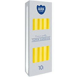 Bispol świeca stożkowa s30-010 żółta 10szt