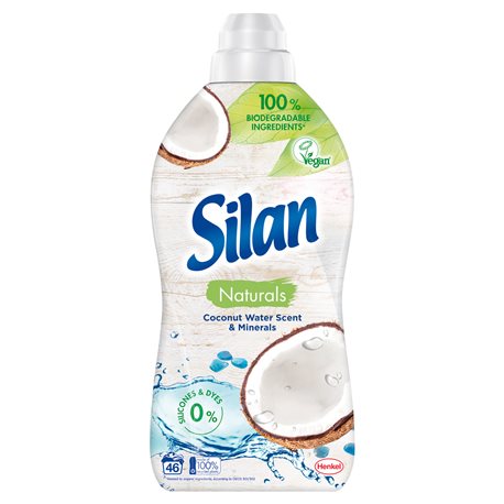 Silan Naturals Coconut Water Scent & Minerals Płyn do płukania tkanin 1012 ml (46 prań) Silan Naturals Coconut Water Scent & Minerals Płyn do płukania tkanin 1012 ml (46 prań)