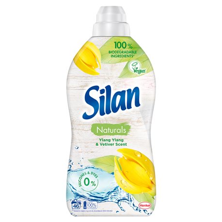 Silan Naturals Ylang Ylang & Vetiver Płyn do płukania tkanin 1012 ml (46 prań)