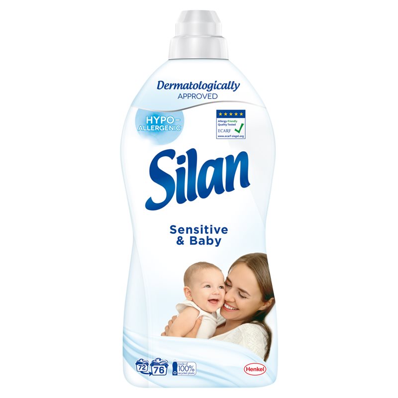 Silan Sensitive Baby płyn do płukania 76 prań 1672ml Silan Sensitive Baby płyn do płukania 76 prań 1672ml